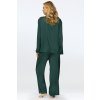 Dámské pyžamo Dkaren Amina-Kpl (Velikost L, Barva Zelená)