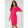 Šaty Italian Fashion Stella kr.r. (Velikost S, Barva Růžová)