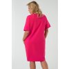 Šaty Italian Fashion Stella kr.r. (Velikost S, Barva Růžová)