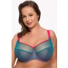 Podprsenka Gaia 1294M Cintia Maxi (Velikost 80I, Barva Tyrkysová)