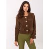 Bunda -IT-KR-FL9586.64 (Barva Hnědá, Velikost S/M)