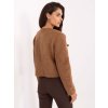 Bunda -IT-KR-FL9586.64 (Barva Hnědá, Velikost S/M)