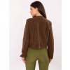 Bunda -IT-KR-FL9586.64 (Barva Hnědá, Velikost S/M)