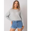 Dámský svetr TW-SW-BI-2269.25X oversize (Barva Šedá, Velikost UNI)