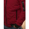 Pánská bunda prošívaná bomber jacket burgundská červeň Dstreet TX2209 (Velikost M, Barva Bordó)