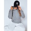 Dámská mikina BASIC s kapucí Dstreet BY0155 (Velikost S, Barva Šedá - světle)