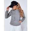 Dámská mikina BASIC s kapucí Dstreet BY0155 (Velikost S, Barva Šedá - světle)