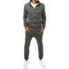 Pánská tepláková souprava světle šedá Dstreet AX0228 (Velikost M, Barva Šedá - světle)