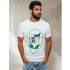 Pánské tričko s potiskem bílé Dstreet RX4154 (Velikost M, Barva Bílá)