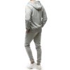 Pánská tepláková souprava tmavě šedá Dstreet AX0379 (Velikost M, Barva Šedá - tmavě)