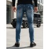 Tmavě modré pánské džíny regular fit Dstreet UX3828 (Velikost 29, Barva Modrá)