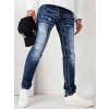 Tmavě modré pánské džíny regular fit Dstreet UX3828 (Velikost 29, Barva Modrá)