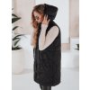 Dámská prošívaná vesta WELIA černá Dstreet TY3294 (Velikost S, Barva Černá)