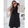 Dámská prošívaná vesta TOLIS černá Dstreet TY3297 (Velikost S, Barva Černá)