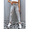 Dámské džíny LORENT světle šedé Dstreet UY1375 (Velikost 28, Barva Šedá - světle)