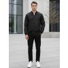 Pánská bunda bomber jacket černá Dstreet TX4423 (Velikost M, Barva Černá)