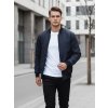 Pánská bunda bomber jacket černá Dstreet TX4423 (Velikost M, Barva Černá)