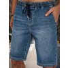 Pánské džínové kraťasy Barva modrá DSTREET SX2355 (Velikost S, Barva Modrá - světle)