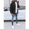 Pánská zimní bunda Barva zelená DSTREET TX4459 (Velikost M, Barva Zelená)