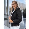 Dámská přechodová bunda SELENE Barva černá DSTREET TY3751 (Velikost S, Barva Černá)