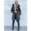 Dámská zimní bunda GLAMOUR FUSION Barva černá DSTREET TY3890 (Velikost S, Barva Černá)