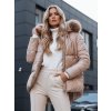 Dámská zimní bunda SPARKLE DSTREET TY3948 (Velikost S, Barva Béžová)