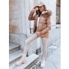 Dámská zimní bunda SPARKLE DSTREET TY3948 (Velikost S, Barva Béžová)