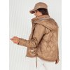 Dámská prošívaná bunda MAXWELL DSTREET TY4110 (Velikost S, Barva Złoty, Beżowy)