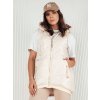 Dámská prošívaná vesta COLINE Barva Bílý DSTREET TY4114 (Velikost S, Barva Bílá)