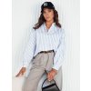 Elegantní dámská košile MARTIE DSTREET DY0372 (Velikost S, Barva Modrá - světle)
