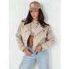 Dámská džínová bunda LUISE DSTREET TY4124 (Velikost S/M, Barva Béžová)