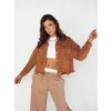 Dámská džínová bunda MOLI DSTREET TY4128 (Velikost S/M, Barva Béžová)
