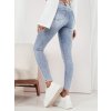 Dámské džíny s vysokým pásem ARIELZ Barva modrá DSTREET UY1911 (Velikost 28, Barva Modrá - světle)