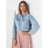 Dámská džínová bunda FINSEI DSTREET TY4166 (Velikost S, Barva Modrá - světle)