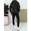Pánská mikina s kapucí Barva Camo DSTREET BX5654 (Velikost M, Barva Zelená)