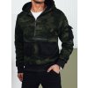 Pánská mikina s kapucí Barva Camo DSTREET BX5654 (Velikost M, Barva Zelená)