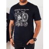 Pánské tričko DSTREET RX5394 (Velikost M, Barva Černá)