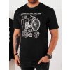Pánské tričko DSTREET RX5394 (Velikost M, Barva Černá)