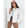 Dámská přechodová bunda FALES Barva Bílý DSTREET TY4204 (Velikost S, Barva Bílá)