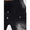 Pánské kalhoty jogger Barva černá DSTREET UX4222 (Velikost S, Barva Černá)