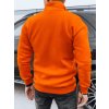 Pánská mikina se stojáčkem Barva oranžová DSTREET BX5669 (Velikost S, Barva Oranžová)