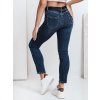Dámské džíny s vysokým pásem BEVINO DSTREET UY1919 (Velikost 28, Barva Modrá - světle)