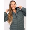 Dámská bunda D50092XB44554A2 Sublevel (Barva Zelená - tmavě, Velikost S)