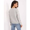Dámský svetr PM-SW-F510.29 se srdíčky (Barva Tělová, Velikost UNI)