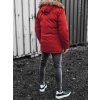 Pánská bunda parka zimní červená Dstreet TX2995 (Velikost S, Barva Červená)