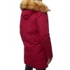 Pánská bunda parka zimní červená Dstreet TX2995 (Velikost S, Barva Červená)