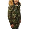 Pánská bunda parka zimní moro Dstreet TX3130 (Velikost S)