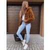 Dámská bunda FERNANDA kamelová Dstreet TY2285 (Velikost S, Barva Hnědá)