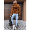 Dámská bunda FERNANDA kamelová Dstreet TY2285 (Velikost S, Barva Hnědá)