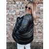 Kabát/Bunda dámská VETIS černá Dstreet TY2976 (Velikost 5XL, Barva Černá)